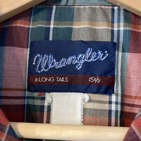 Men’s vintage Wrangler shirt sleeve Pearl snap shirt - Picture 3 of 6